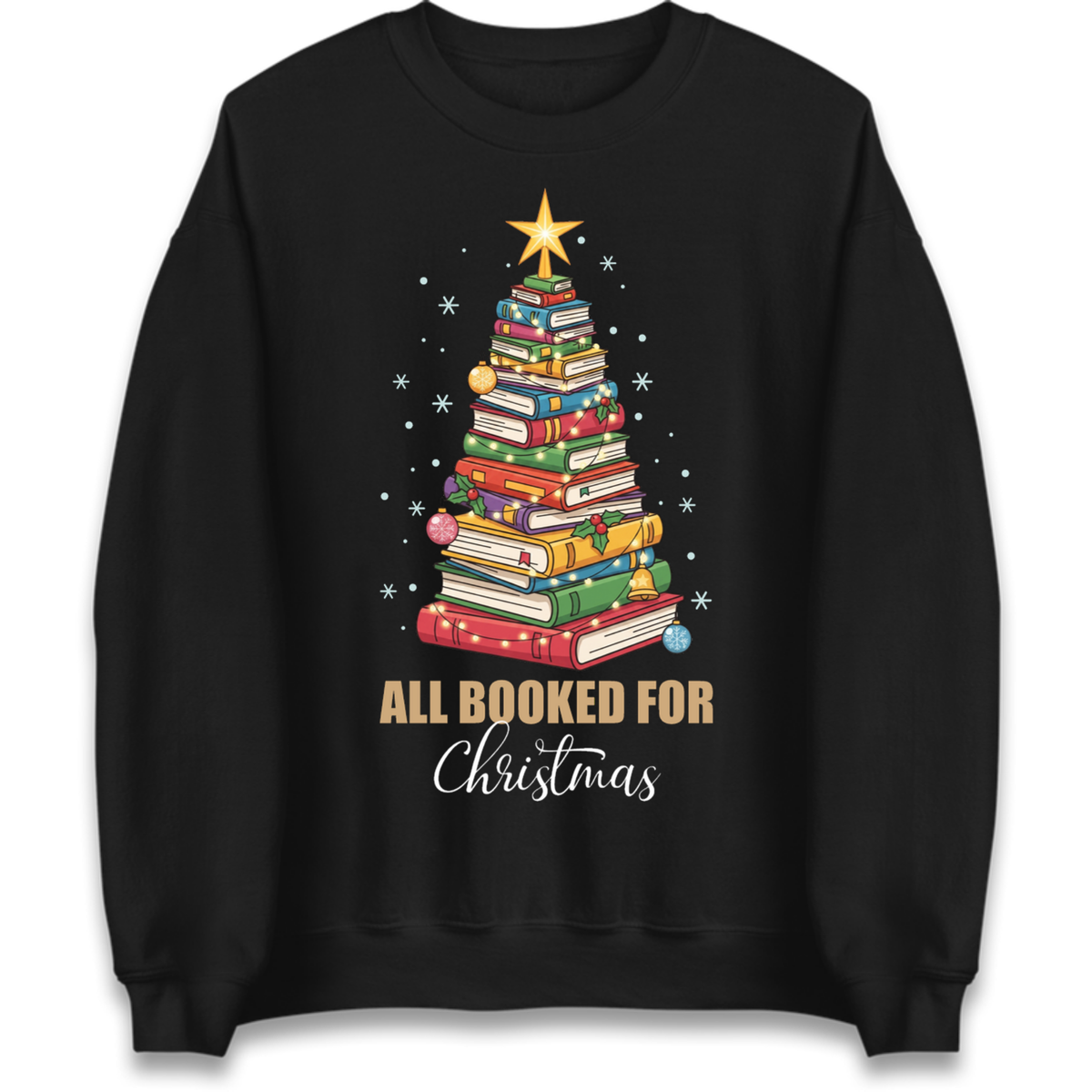 Book Tree Christmas Jumper