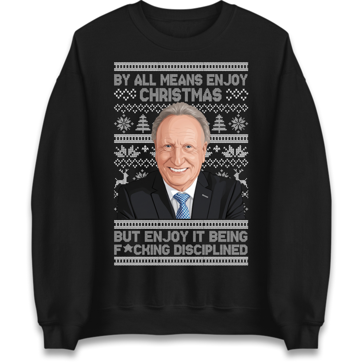 Neil Warnock Christmas Jumper