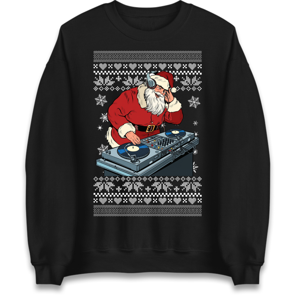 DJ Santa Christmas Jumper