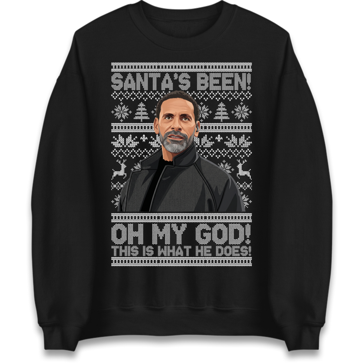 Steve Rio Ferdinand Christmas Jumper
