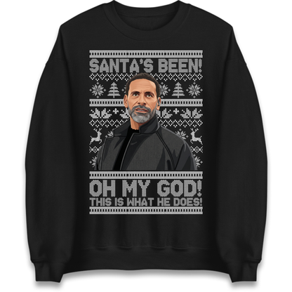 Steve Rio Ferdinand Christmas Jumper
