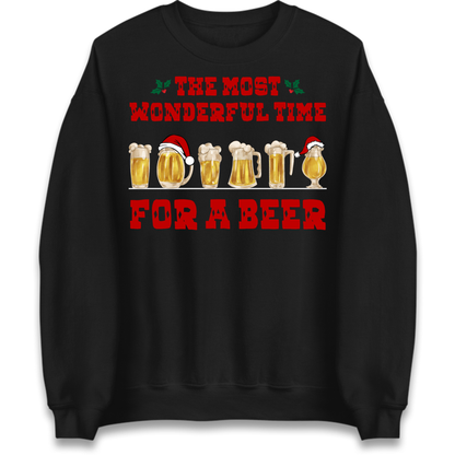 Festive Pint Graphic Jumper