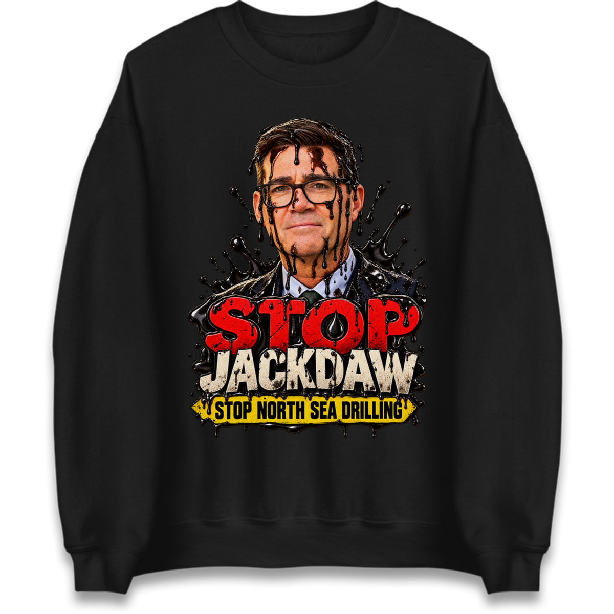 Stop Jackdaw Stop North Sea Drilling Andy Burnham Jumper