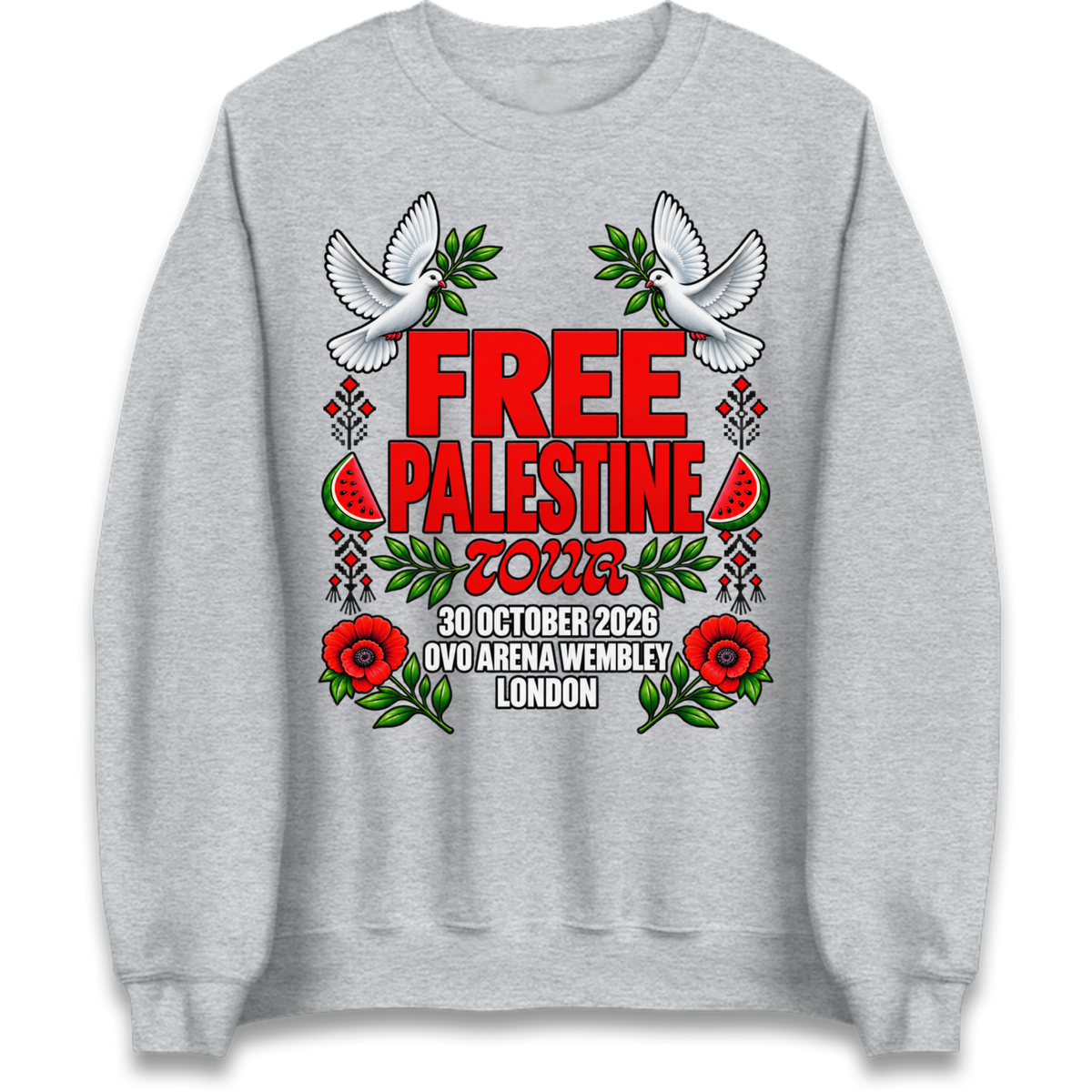 Macklemore and Friends Free Palestine Tour London 2026 Jumper