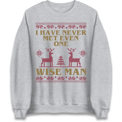 Retro Festive Graphic Jumper