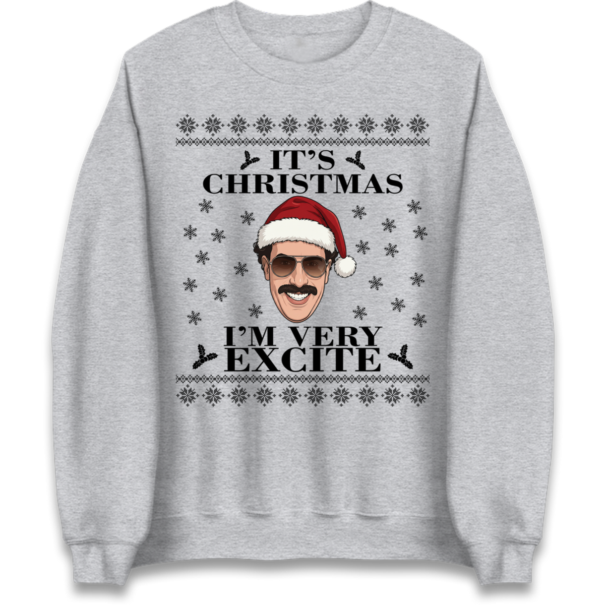 I Very Excite Christmas Jumper