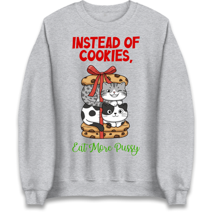 Cheeky Cat Slogan Jumper