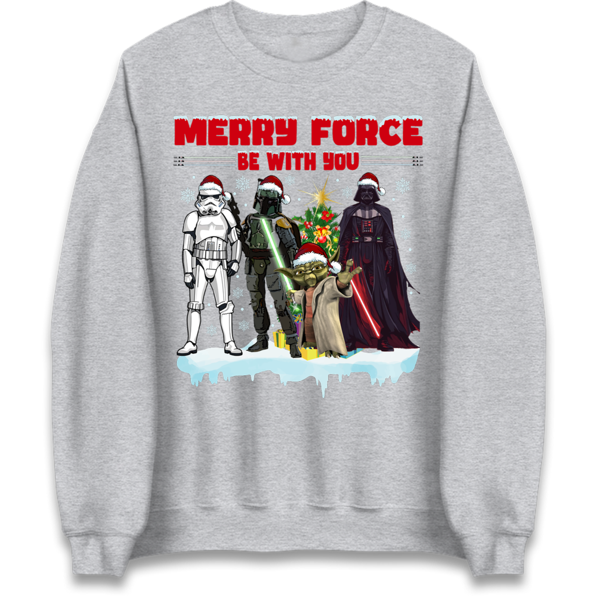 Merry Force Be With You Christmas Jumper