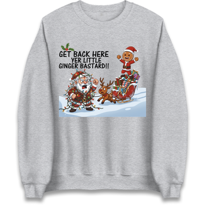 santa joke graphic Jumper
