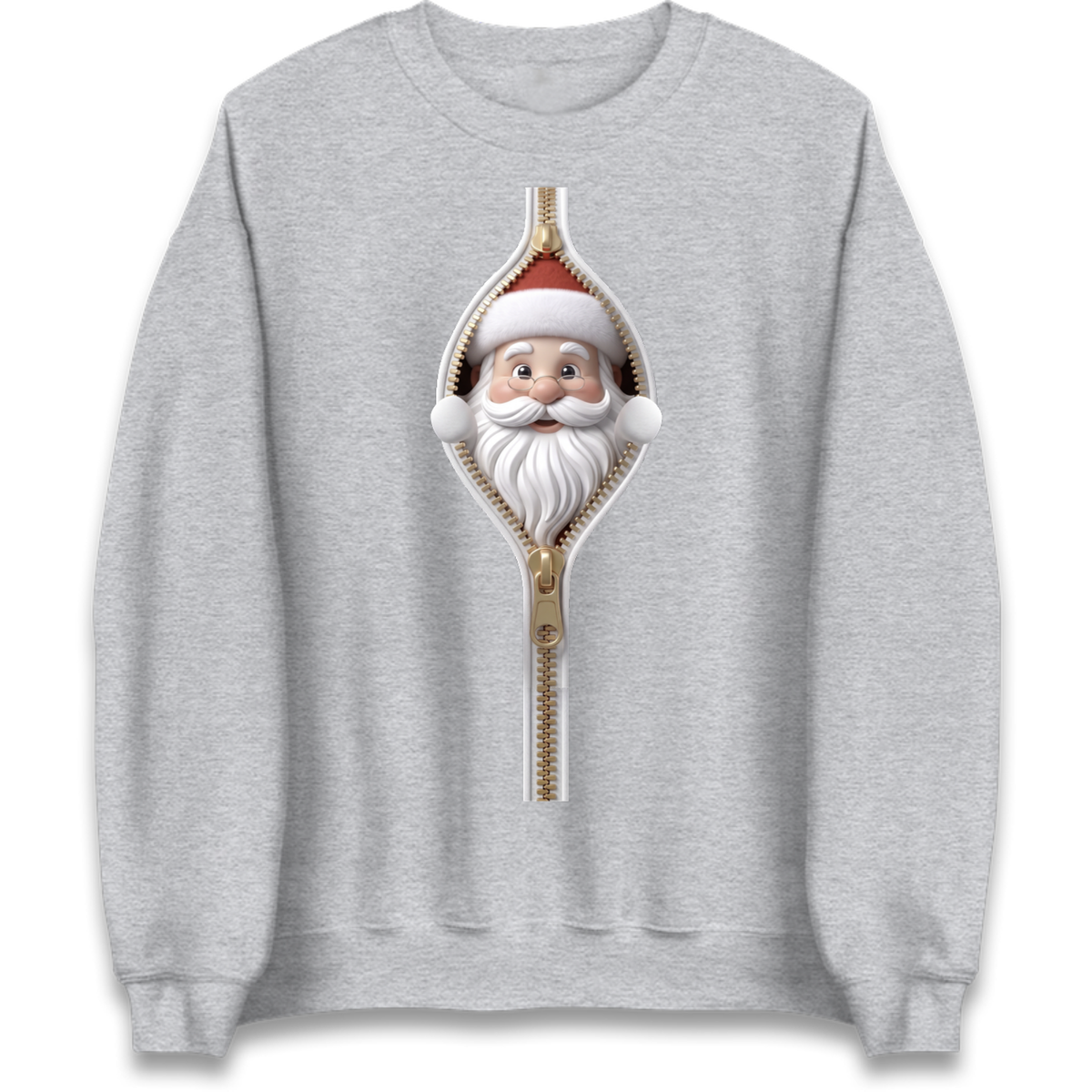 Santa Face Novelty Jumper