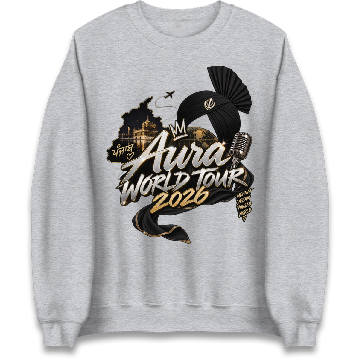 Diljit Dosanjh Aura World Tour 2026 Jumper