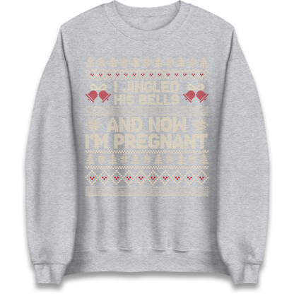 Pregnant At Christmas Jumper