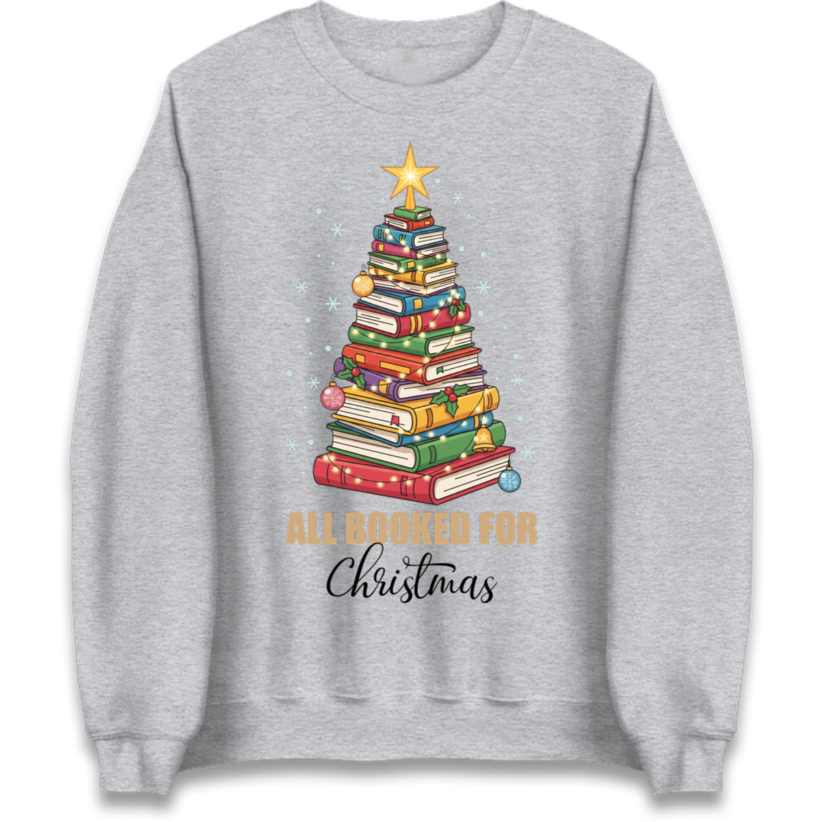 Book Tree Christmas Jumper