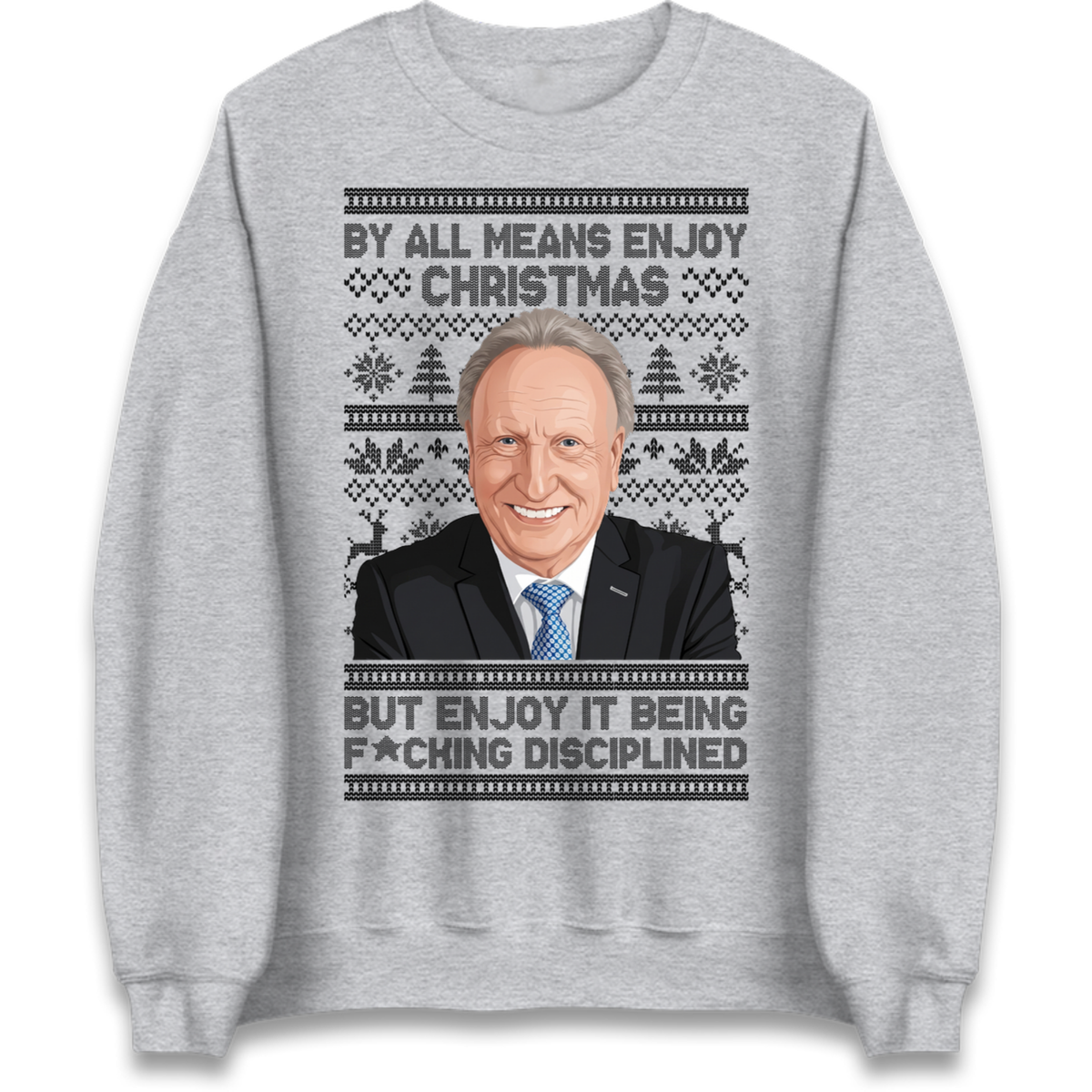 Neil Warnock Christmas Jumper