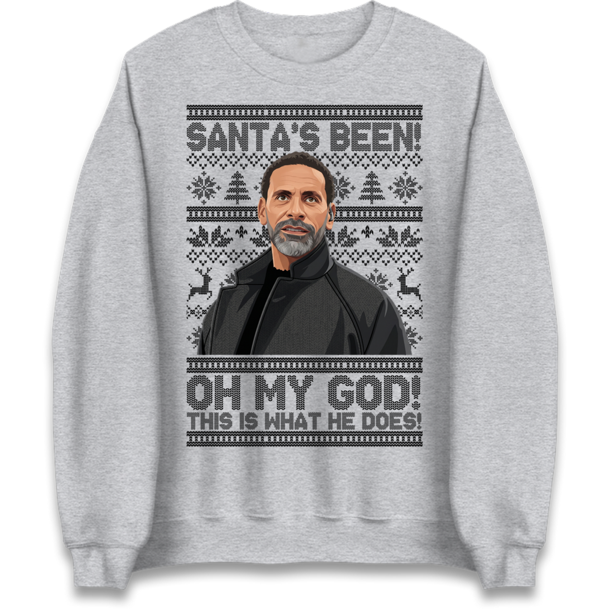 Steve Rio Ferdinand Christmas Jumper