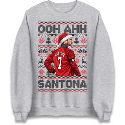 Eric Cantona Man Utd Christmas Jumper