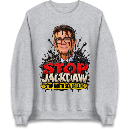 Stop Jackdaw Stop North Sea Drilling Andy Burnham Jumper