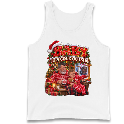 Roy Keane Man Utd Christmas Tank Top