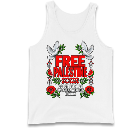 Macklemore and Friends Free Palestine Tour London 2026 Tank Top