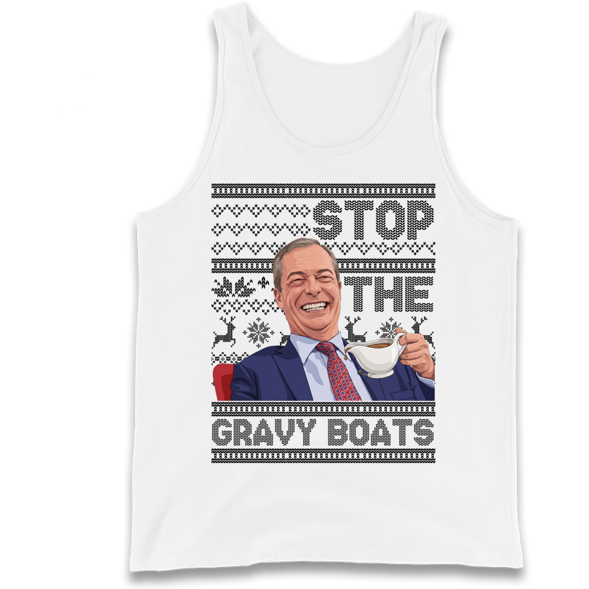 Satirical Festive Top Tank Top