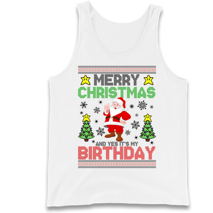 Santa birthday design Tank Top
