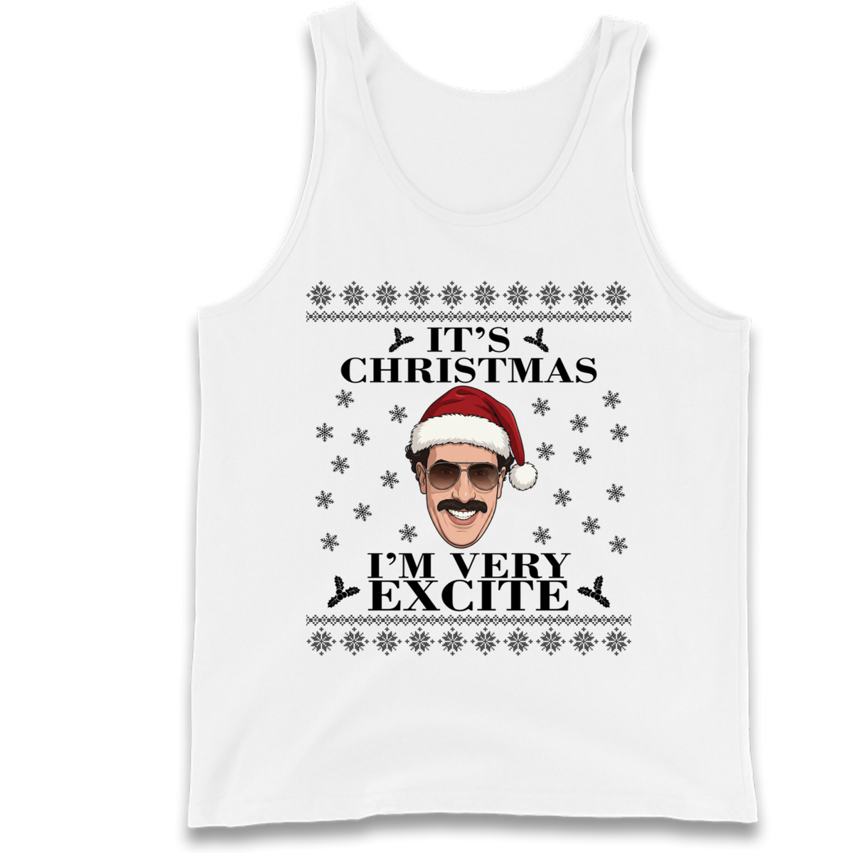 I Very Excite Christmas Tank Top