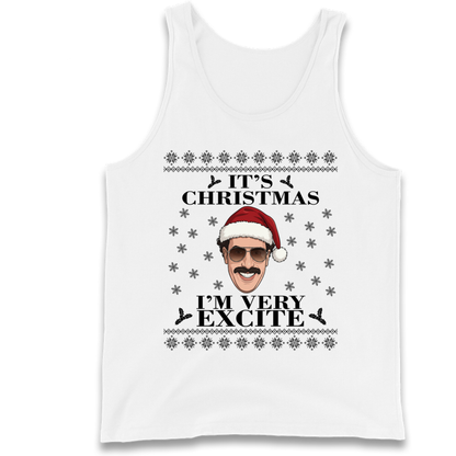 I Very Excite Christmas Tank Top