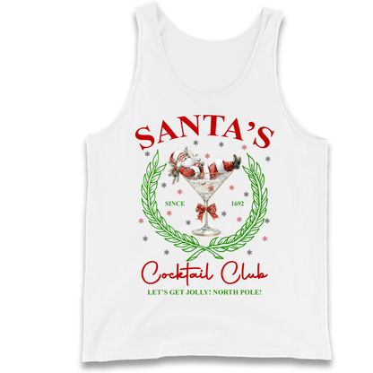 Cocktail Lover Christmas Tank Top