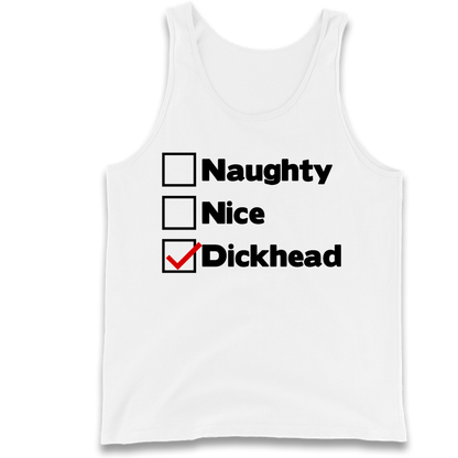 Naughty List Slogan Tank Top