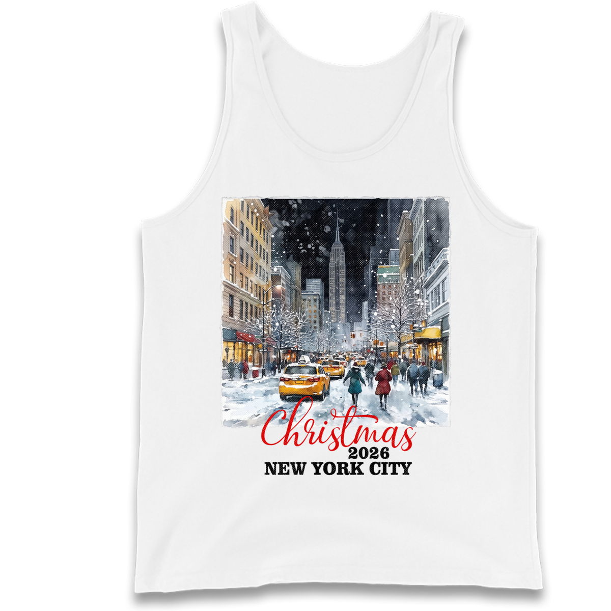 New York Winter Gift Tank Top
