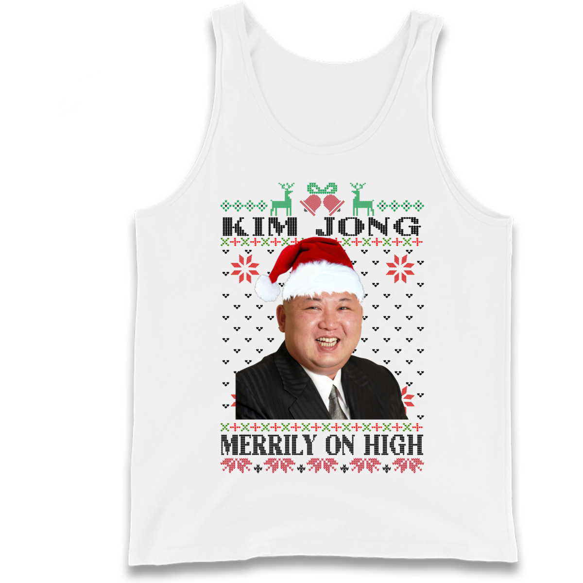 Kim Jong Christmas Tank Top