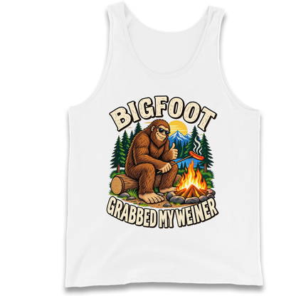Bigfoot Grabbed My Weiner Camping Tank Top