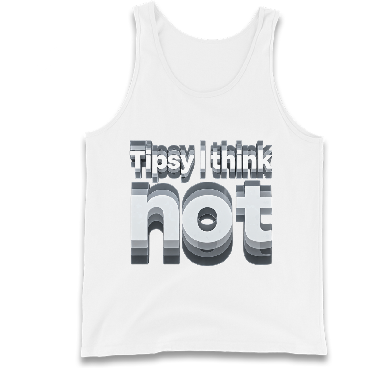 Tipsy I Think Not TikTok Viral Tank Top