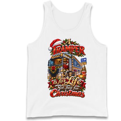 Trucker Christmas Tank Top