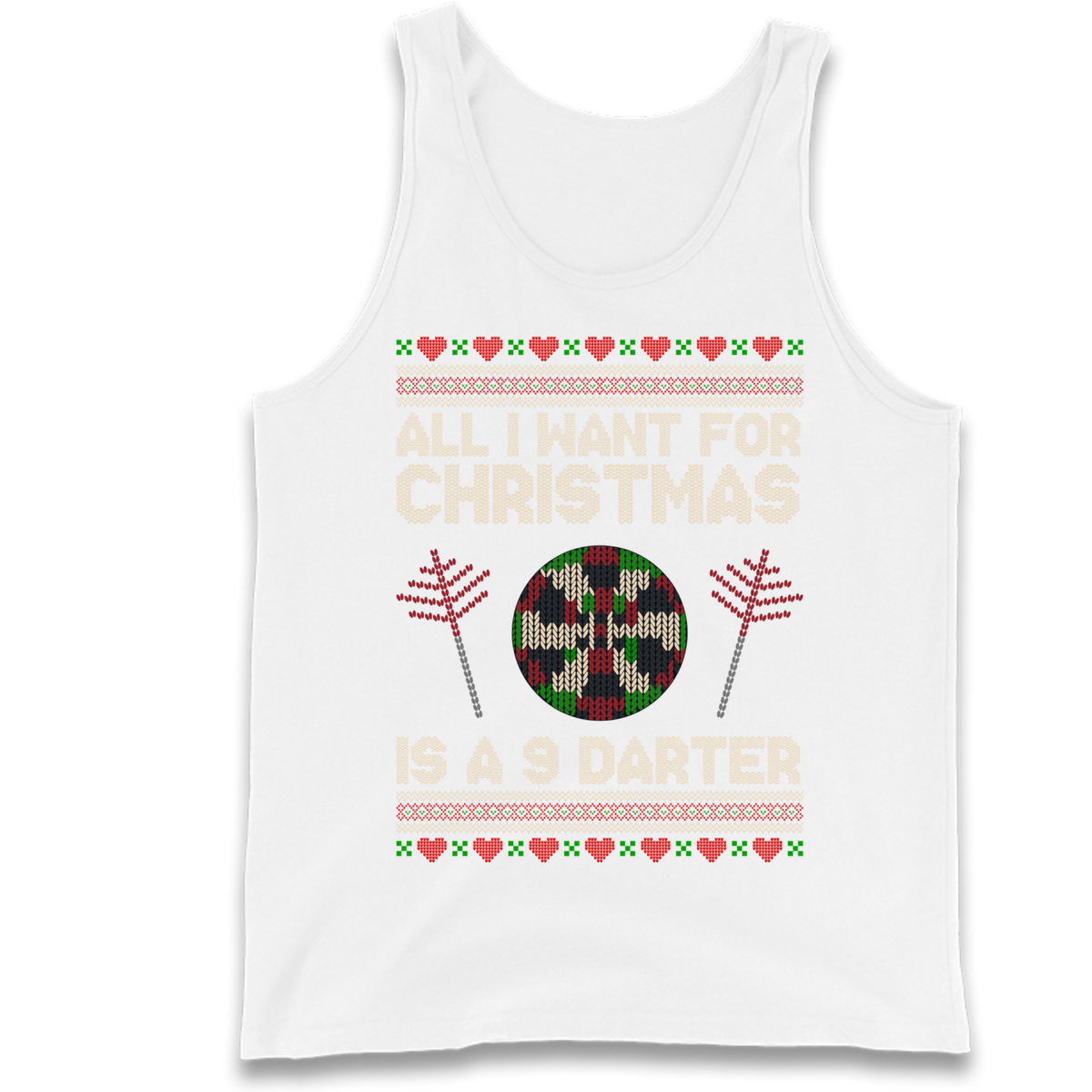 Festive Darts Outfit Tank Top