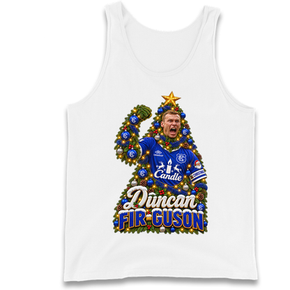 Duncan Ferguson Everton Christmas Tank Top