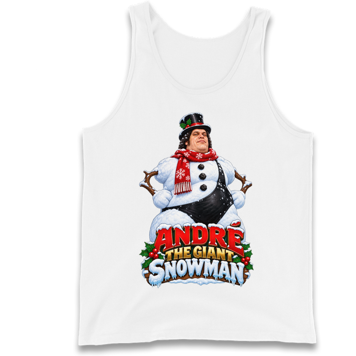 Andre The Giant Christmas Tank Top