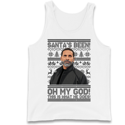 Steve Rio Ferdinand Christmas Tank Top