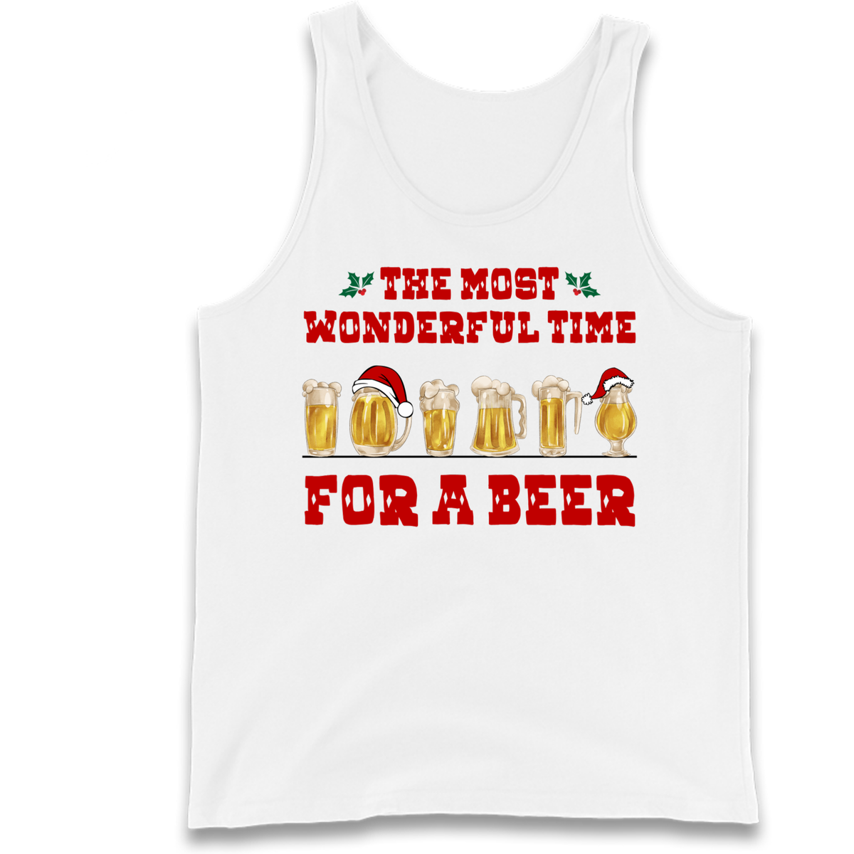 Festive Pint Graphic Tank Top