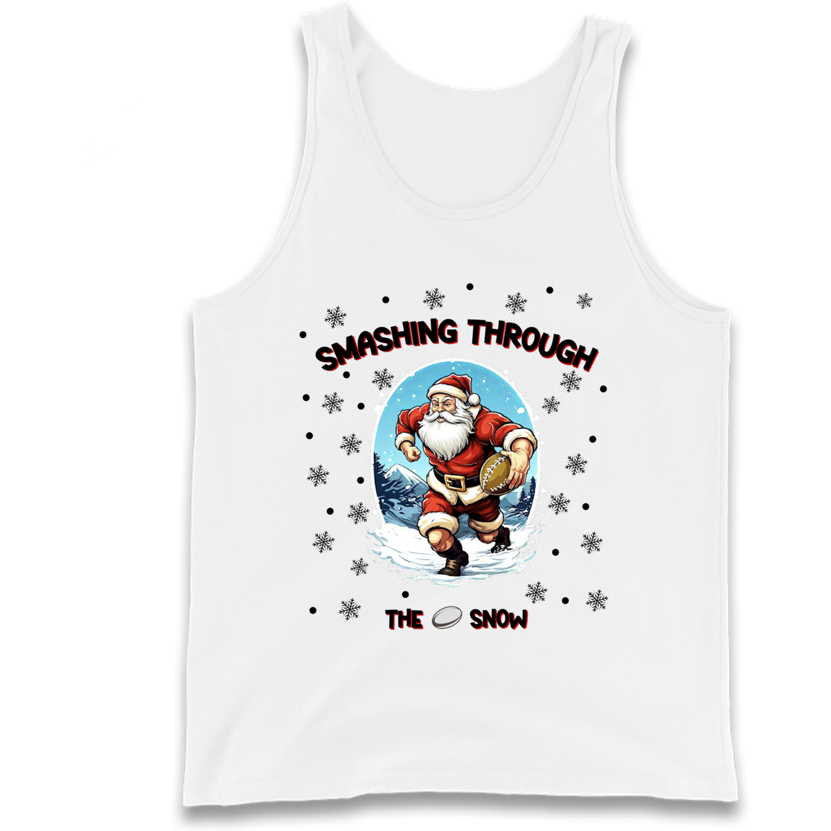 Rugby Santa Clothing Tank Top