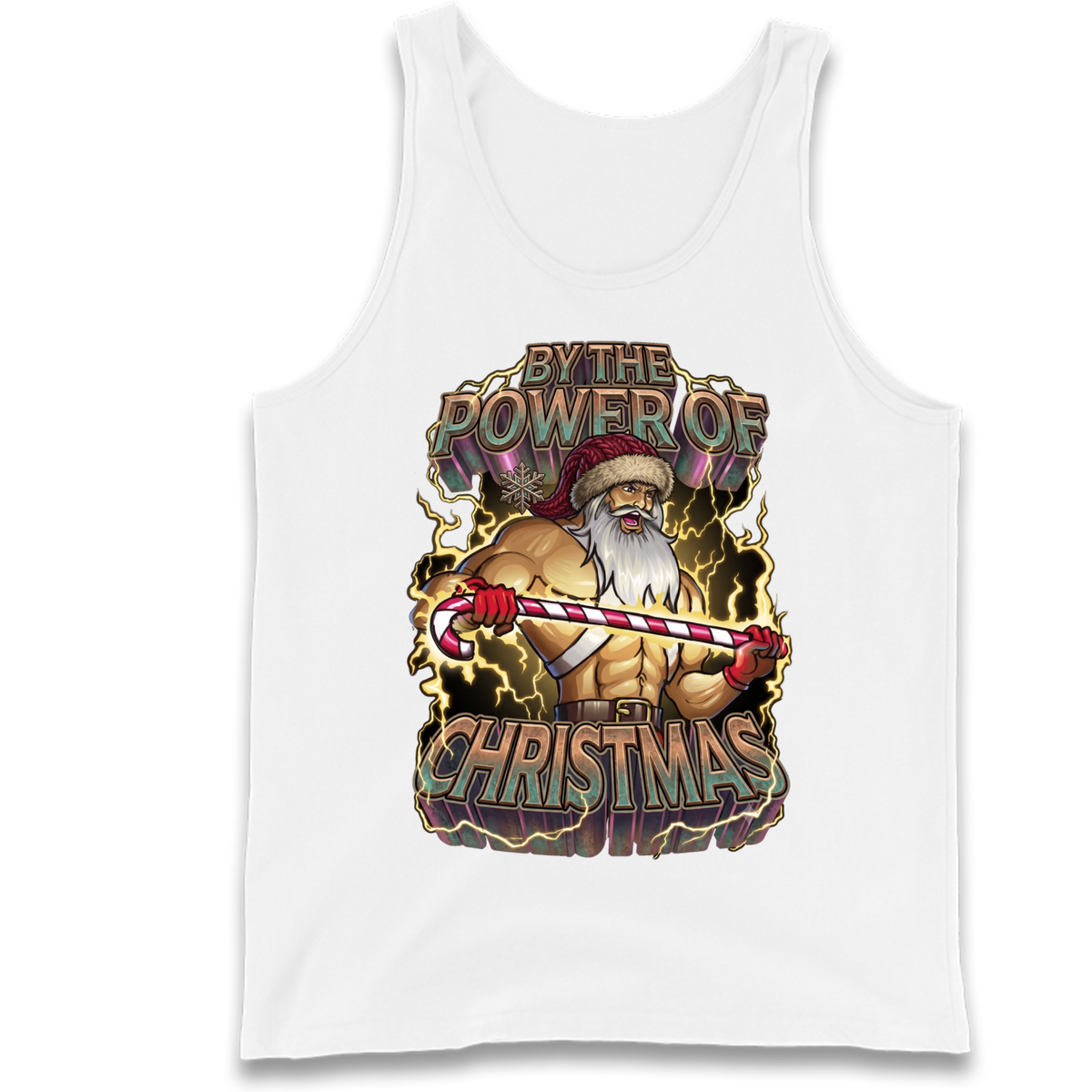 Retro Fantasy Christmas Tee Tank Top