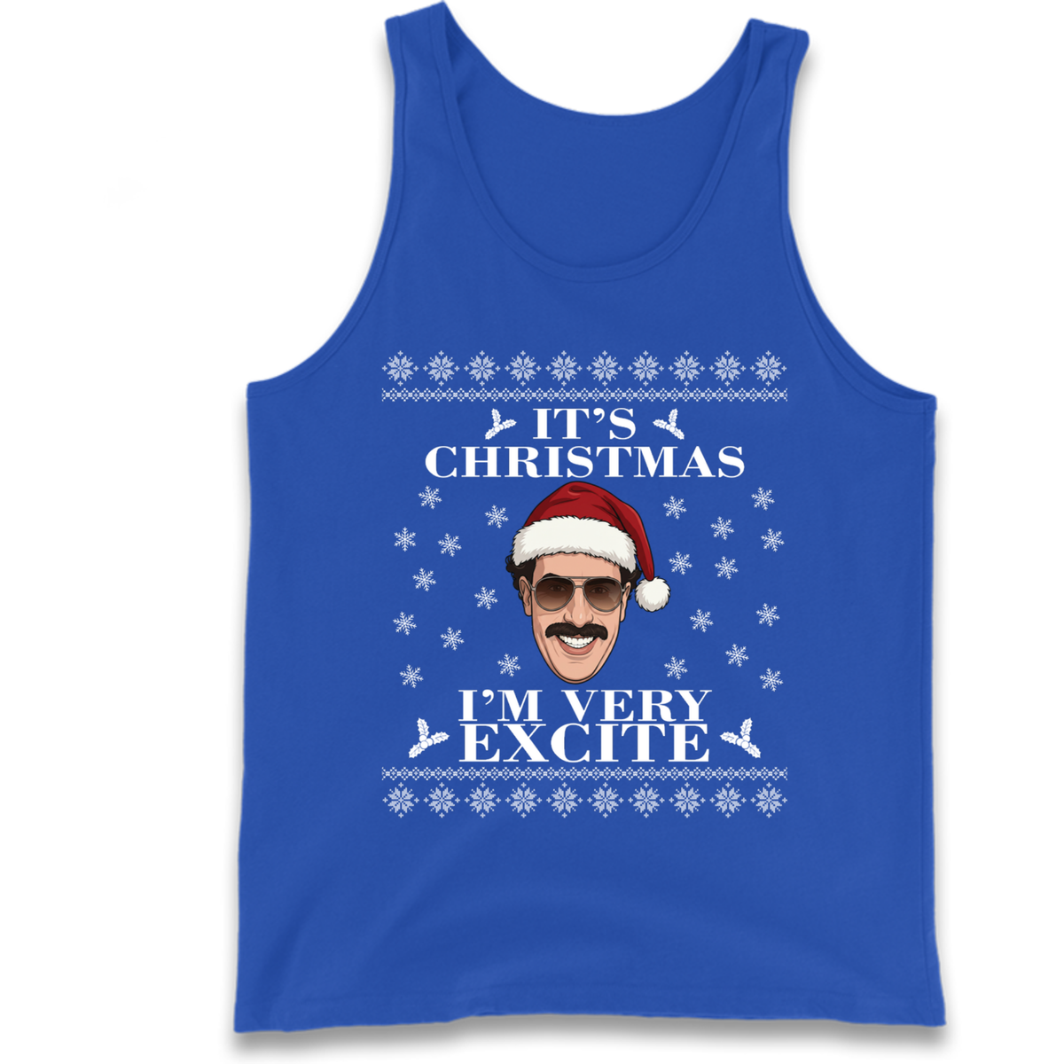 I Very Excite Christmas Tank Top
