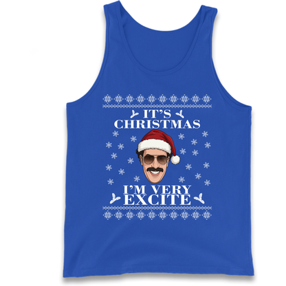 I Very Excite Christmas Tank Top