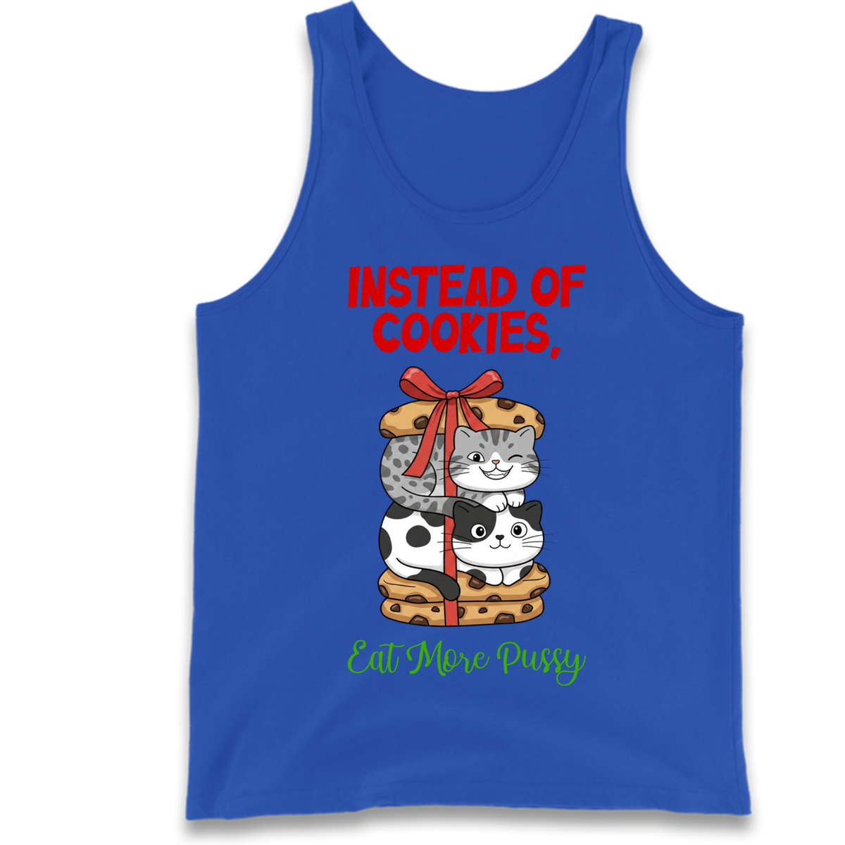 Cheeky Cat Slogan Tank Top