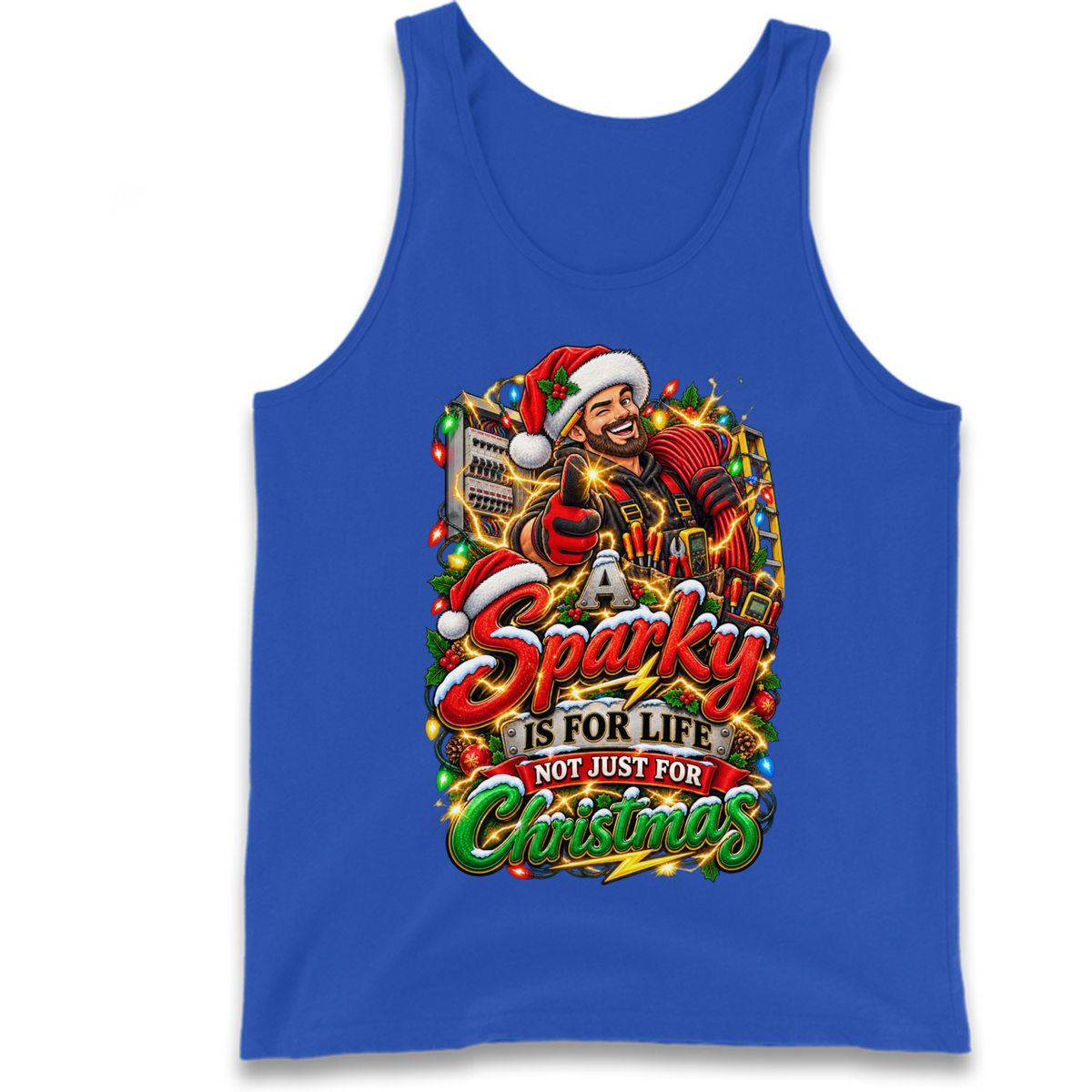 Sparky Christmas Tank Top