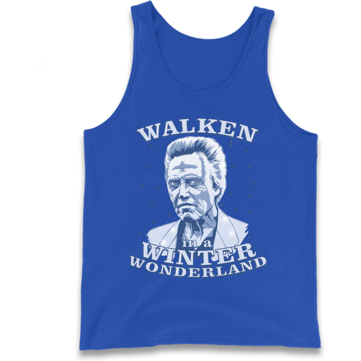 Christopher Walken Christmas Tank Top