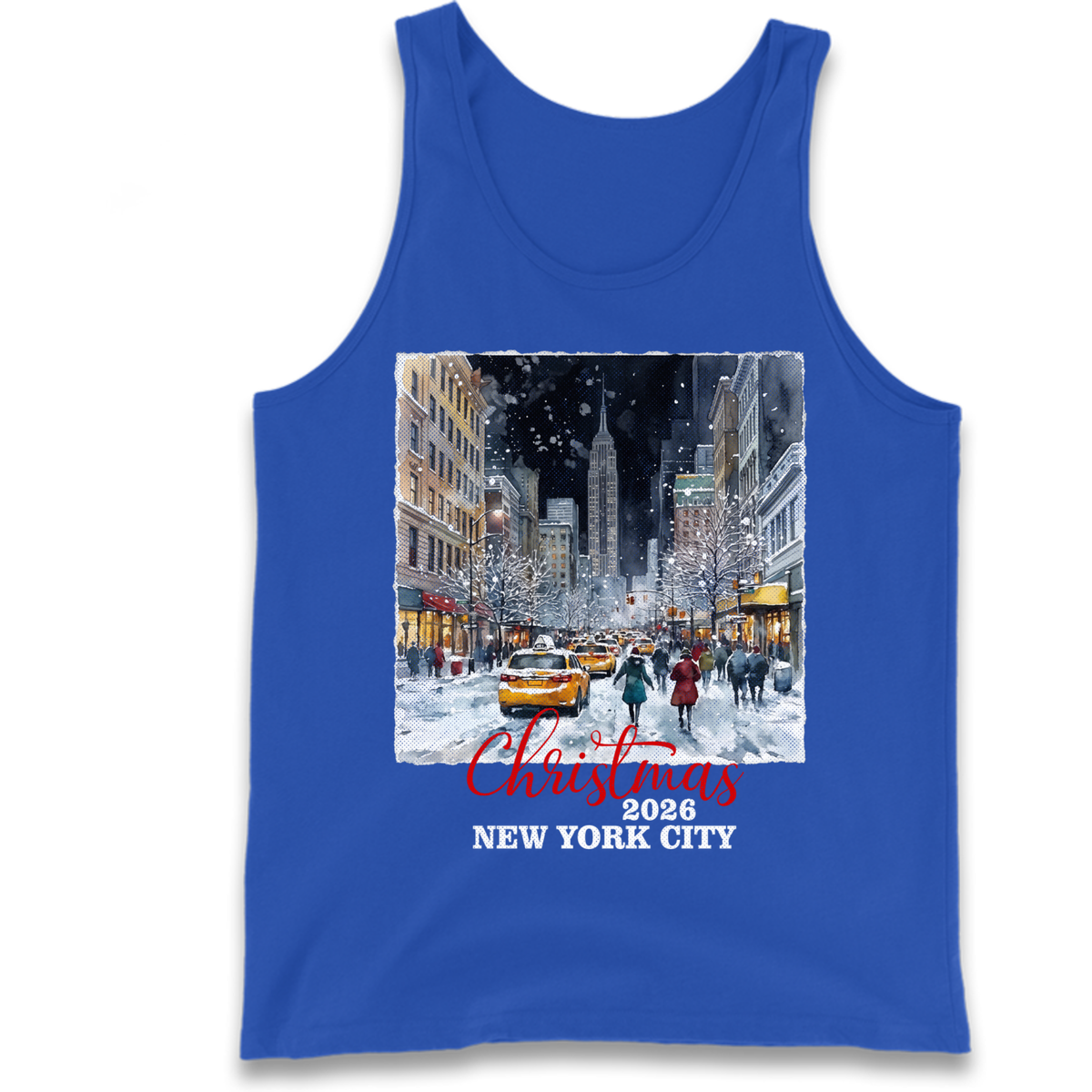 New York Winter Gift Tank Top
