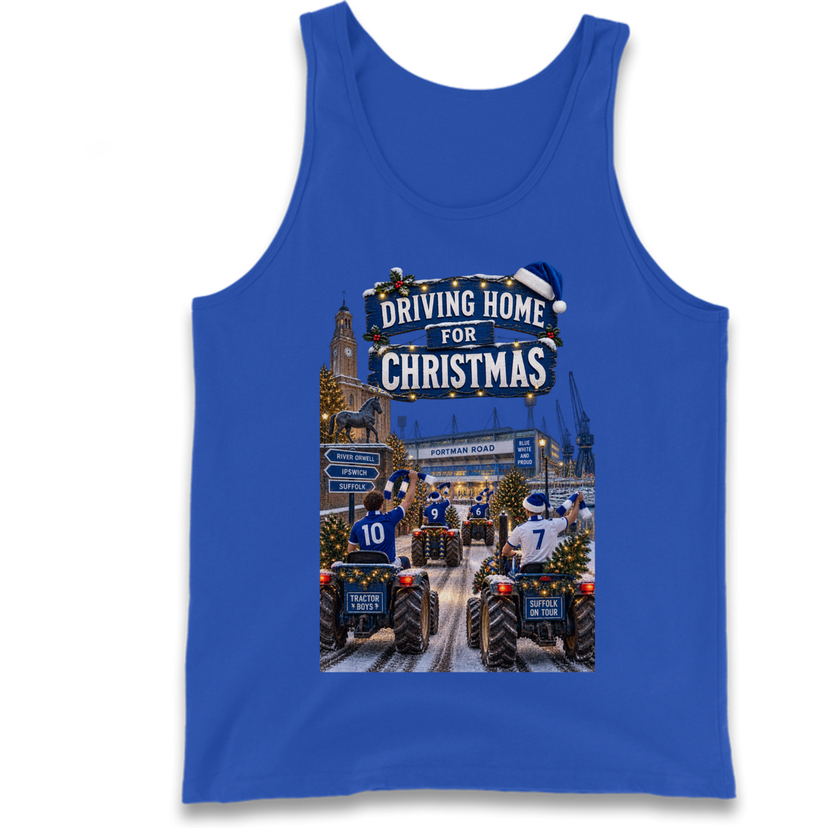 Ipswich Town Christmas Tank Top