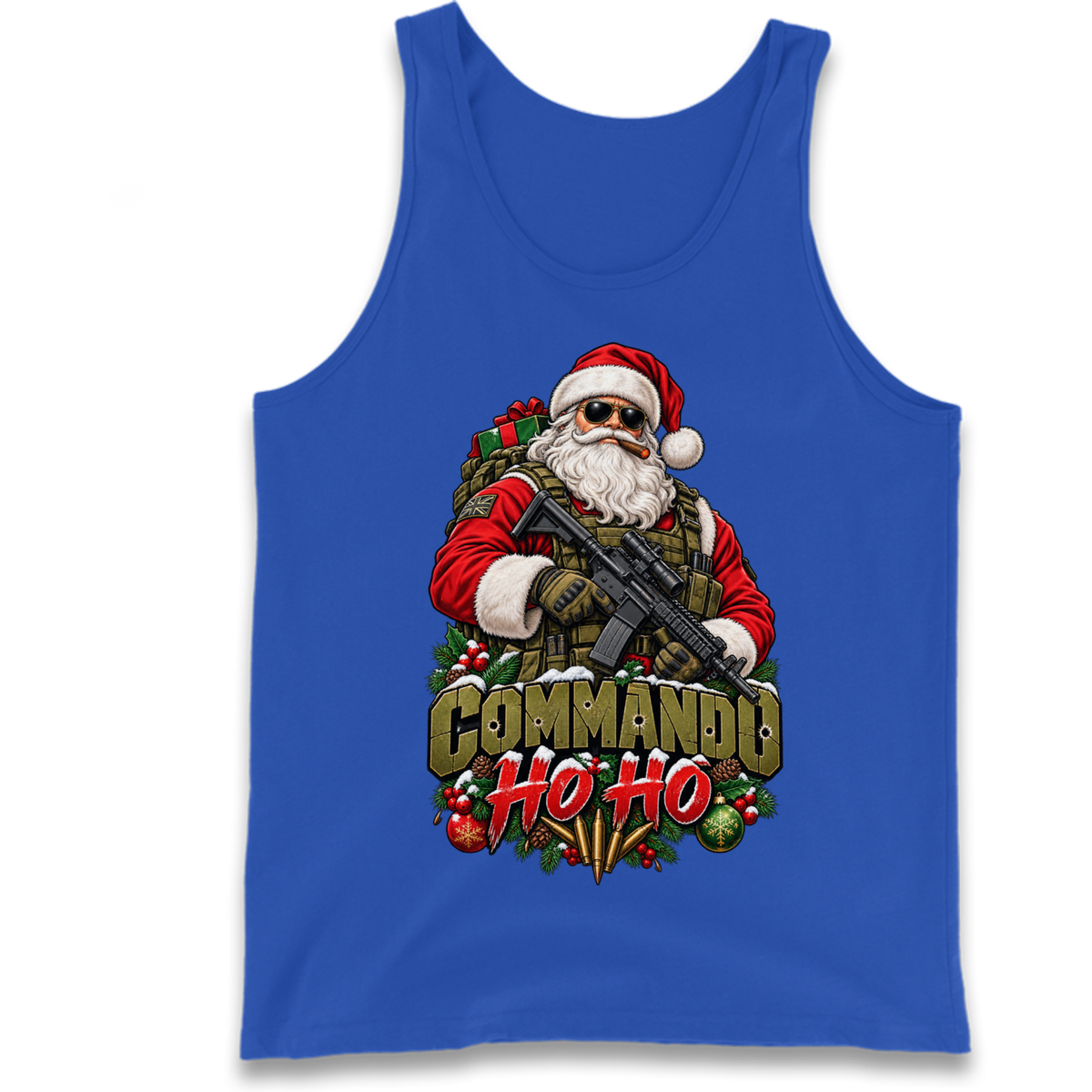 Commando Christmas Tank Top
