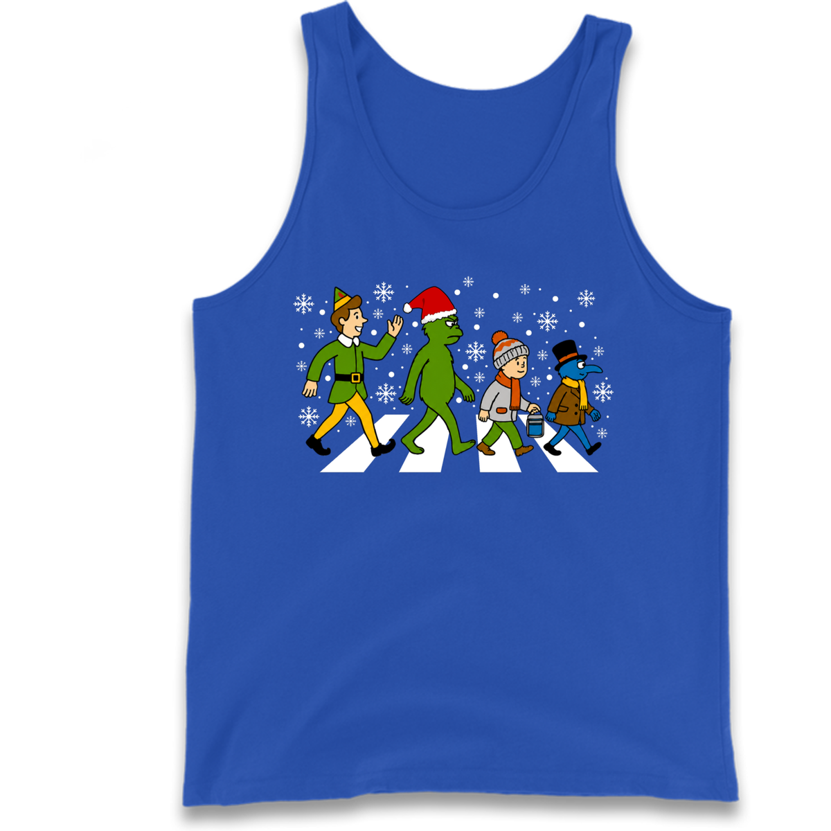 Abbey Road Walk Christmas jumper Tank Top